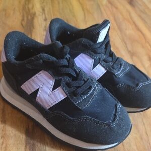 New Balance black and purple sneakers toddler size children's 9